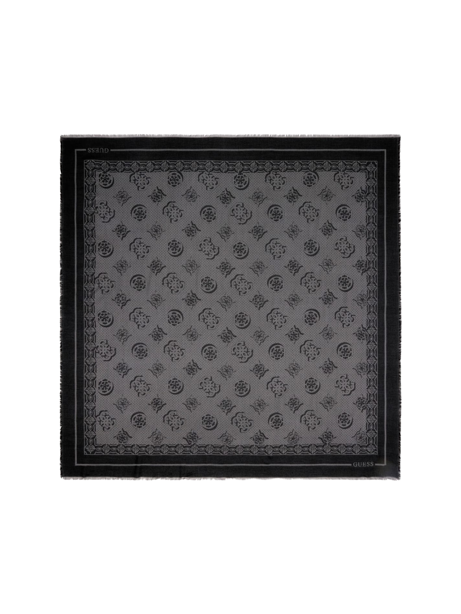 Foulard Guess nero con logo mongram all over AW5420POL03 BLA Guess 