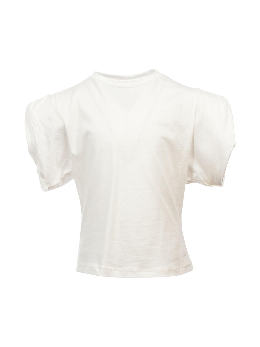 T-shirt bianca con spalline V31A0121 02 Souvenir Kids 