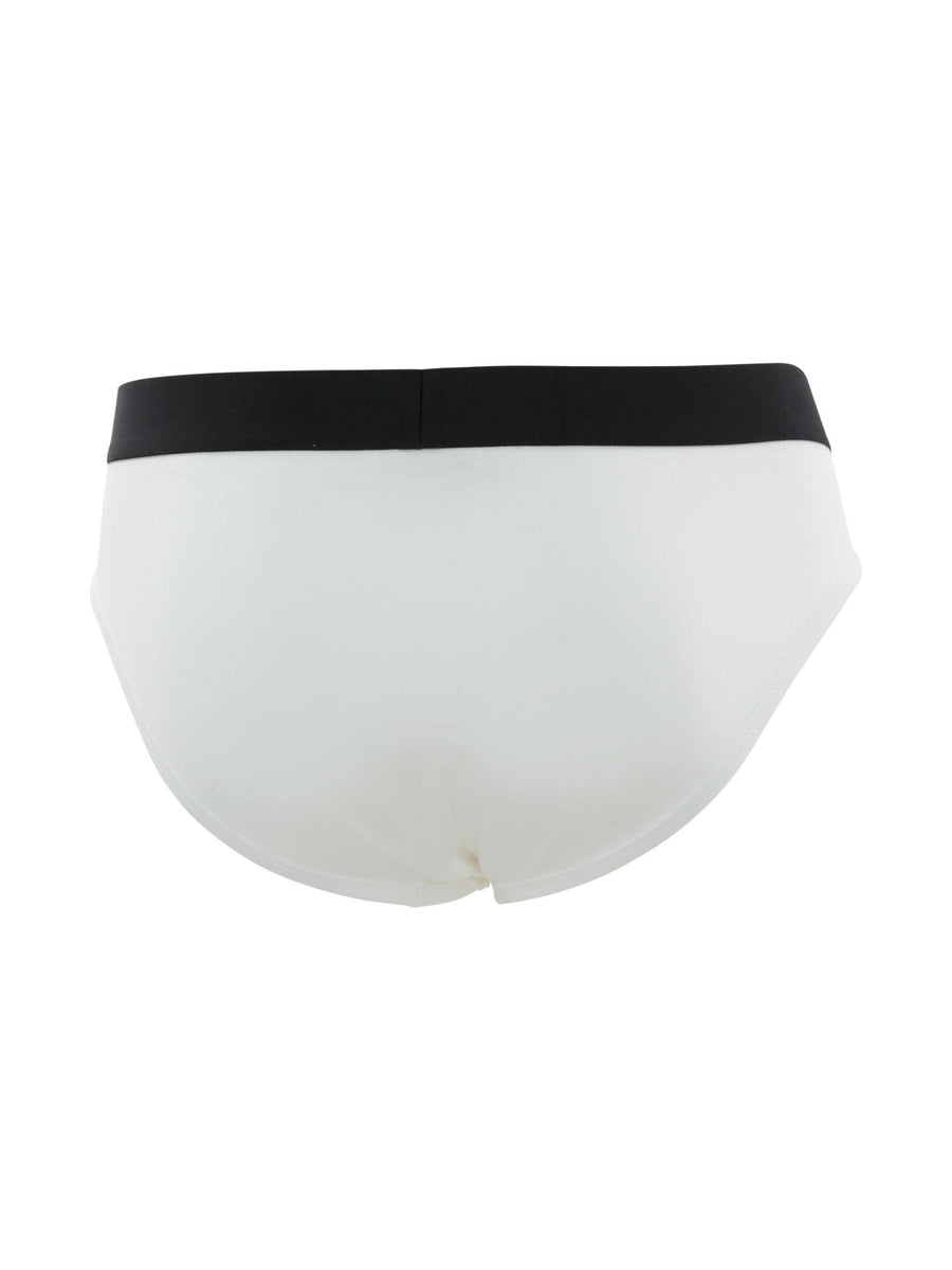 Slip bianco in cotone D9L61422 100 Dsquared 