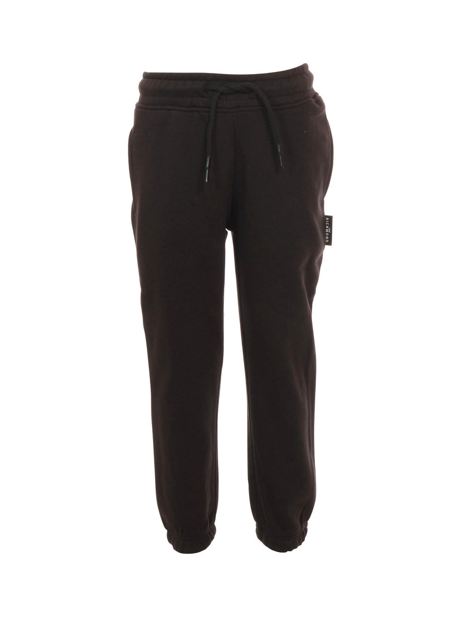 Completo con cappuccio John Richmond nero con logo a contrasto RBA25007CF BLACK John Richmond 