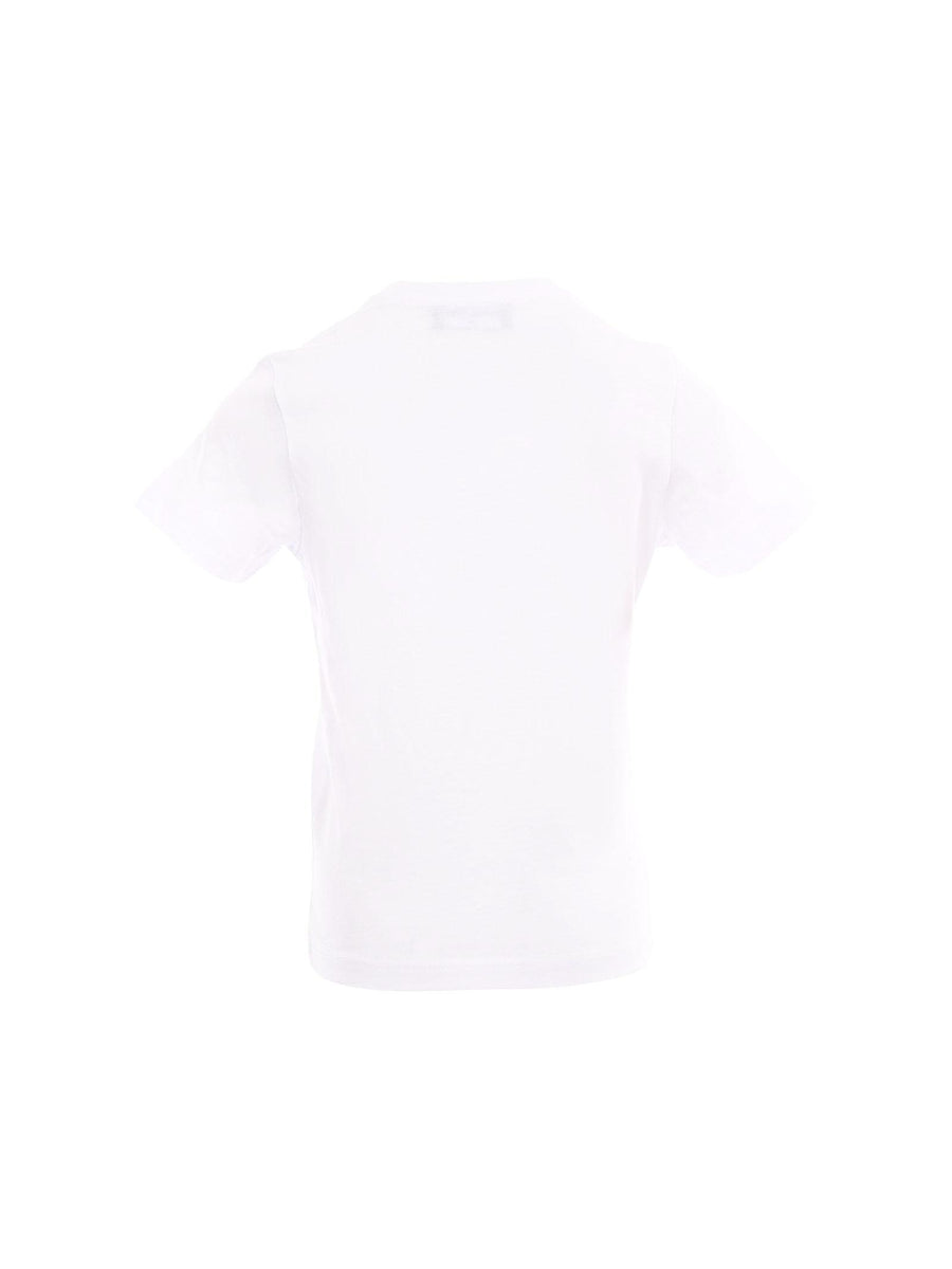 T-Shirt Dsquared bianca con stampa timbri DQ2753 DQ100 Dsquared 