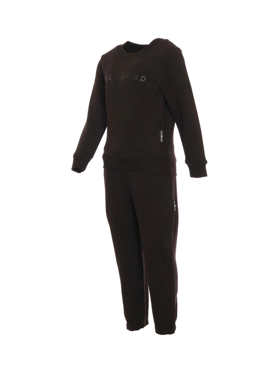 Completo John Richmond nero con logo tono su tono RBA25006CF BLACK John Richmond 