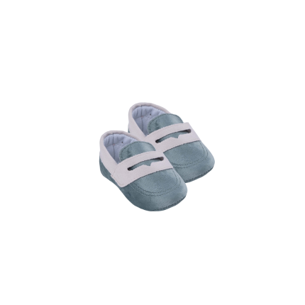 Scarpe da culla Marlù verde salvia e bianco IM204SC C6SA11 Marlù 