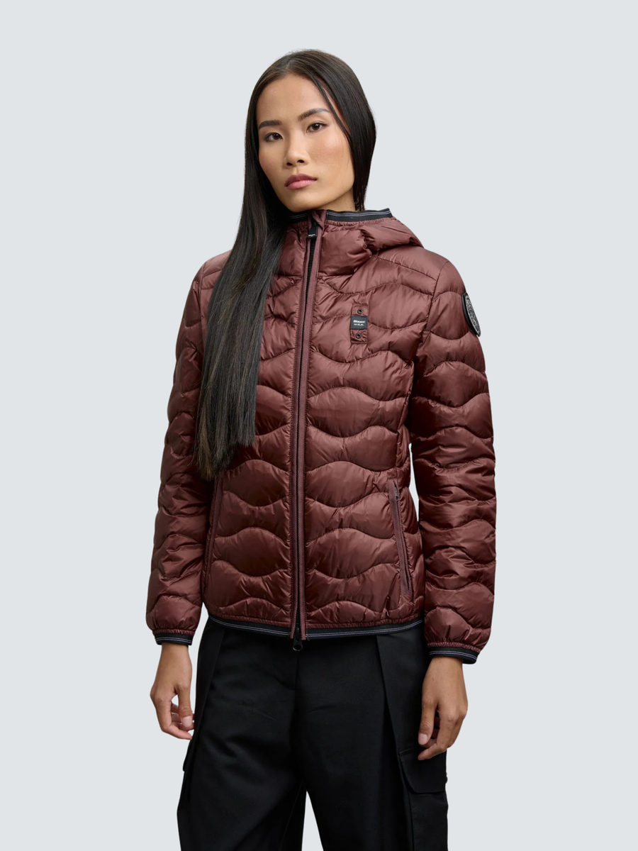 Giubbino ad onde "Camelia" Blauer rosso BLDC03095 50ALT Blauer 