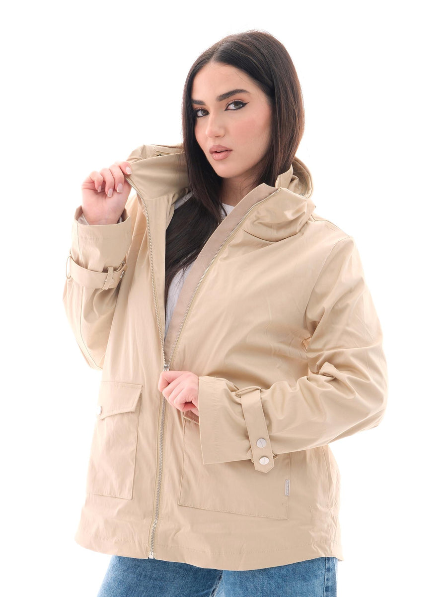 Giacca corta Rino e Pelle "Bregje" beige BREGJE PALE CAMEL Rino & Pelle 