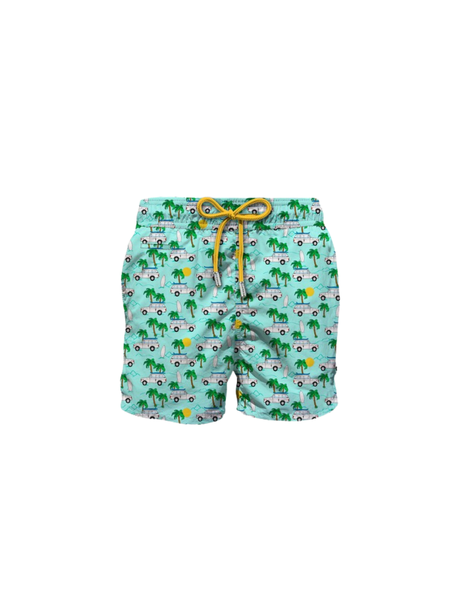 Costume "Lighting micro fantasy" Saint Barth azzurro acqua Palme & Jeep LIG0003 03342H MC2 SAINT BARTH 