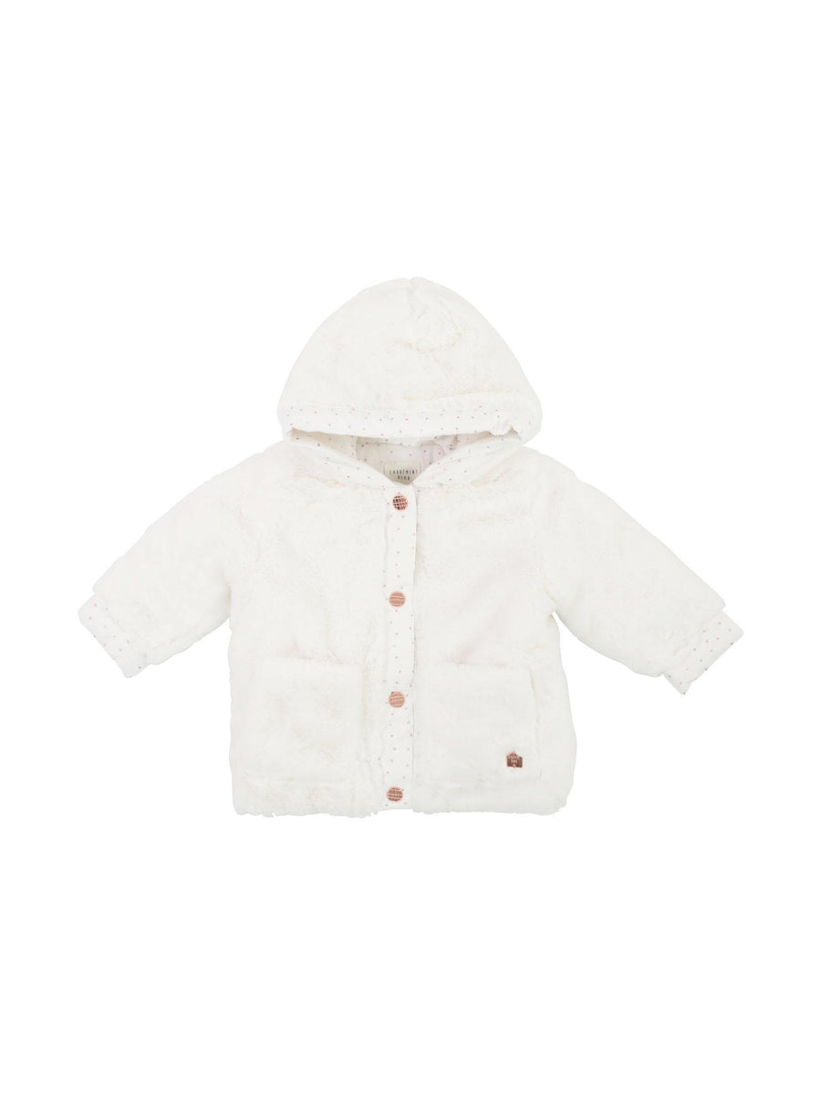 Cappottino in pelliccia bianco Y06027 AVO Carrement Beau 
