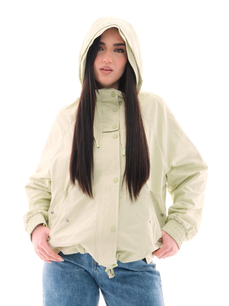 Parka corto Rino e Pelle "Bayli" verde acido BAYLI LIME CREAM Rino & Pelle 