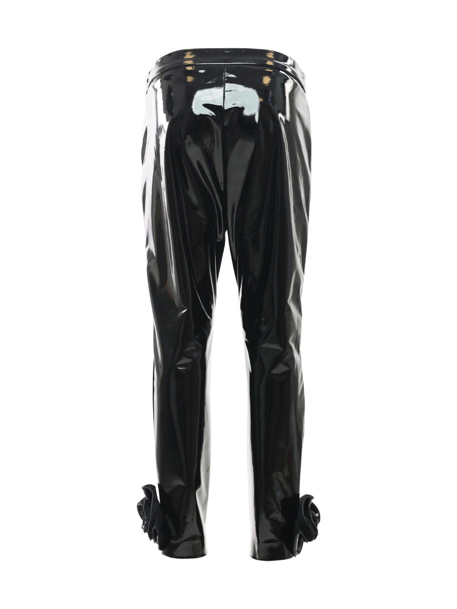 Panta leggins nero vernice PA167PE64 N019 Elisabetta Franchi 