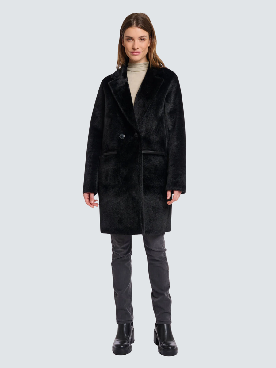 Cappotto "Ivon reversible coat" Rino & Pelle nero Ivon.7002512 Black Rino & Pelle 