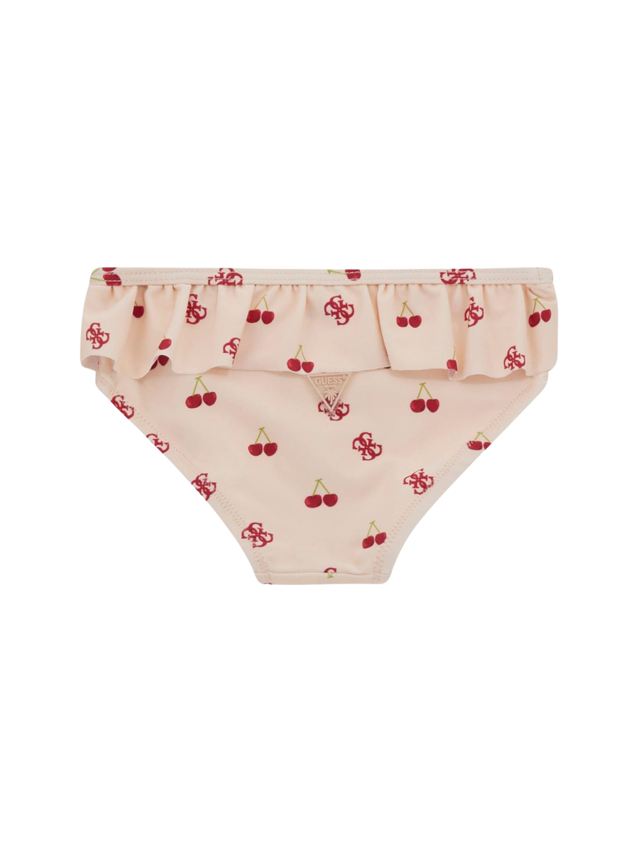 Costume slip Guess beige con stampa ciliegie e volant A5GZ01MC052 P42I Guess 