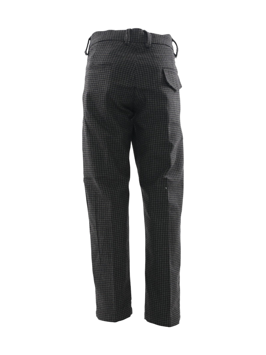 Pantalone pied de poule nero P3151 NE Paolo Pecora 