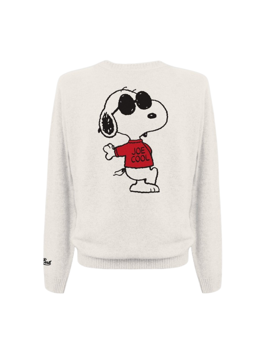 Maglione "heron snoopy joe cool" Saint Barth bianco HER0001 02867G MC2 SAINT BARTH 