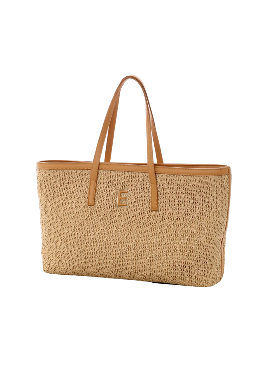 Borsa shopper "terra straw" Ermanno Scervino marrone 12401916 2558 Ermanno Scervino 