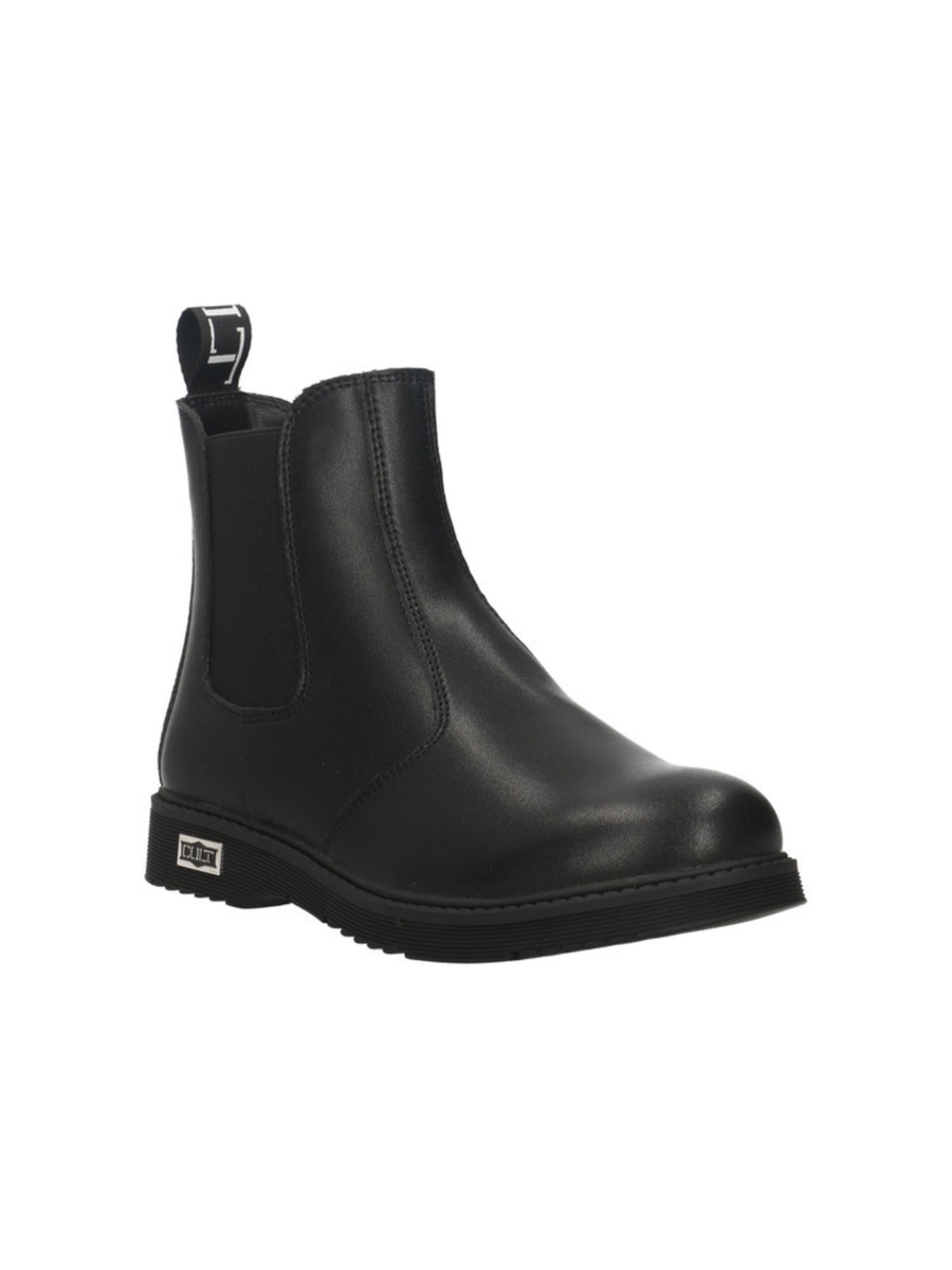 Stivaletto in ecopelle nero con zip laterale CLJ000900 BLK Cult 