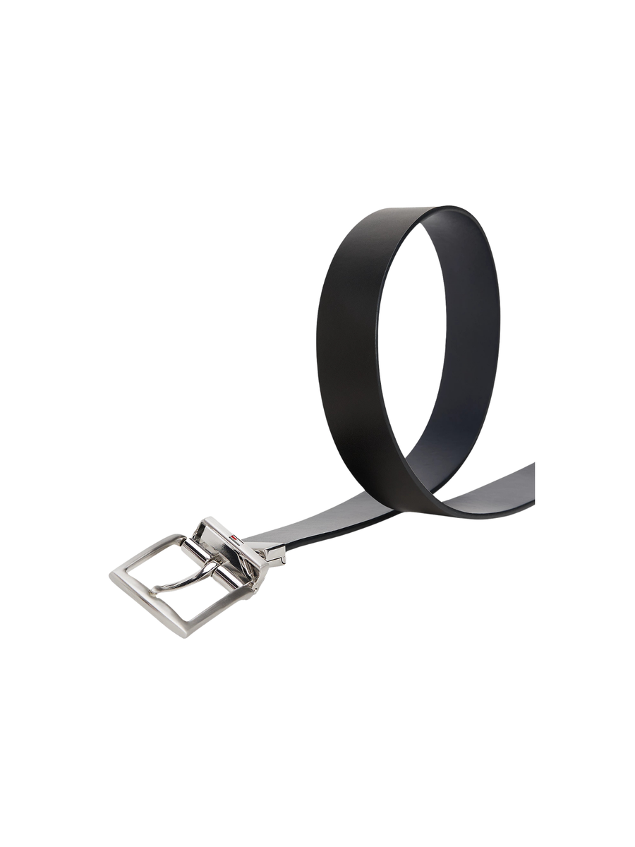 Cintura reversibile Denton Tommy Hilfiger nera in pelle AM0AM13012 DW6 Tommy Hilfiger 