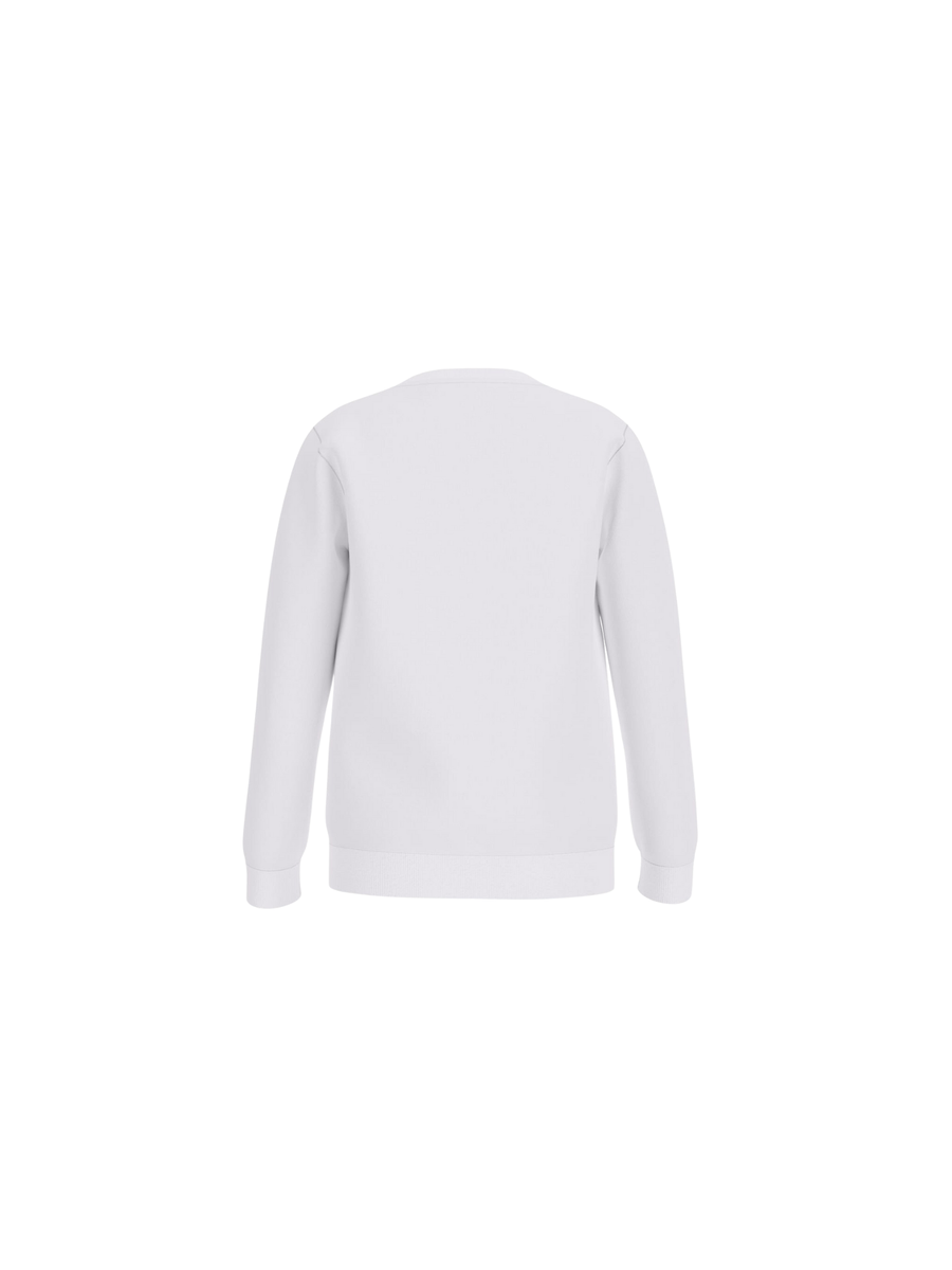 Felpa Guess bianca con maxi logo rosa J74Q10KAUG0 G011 Guess 