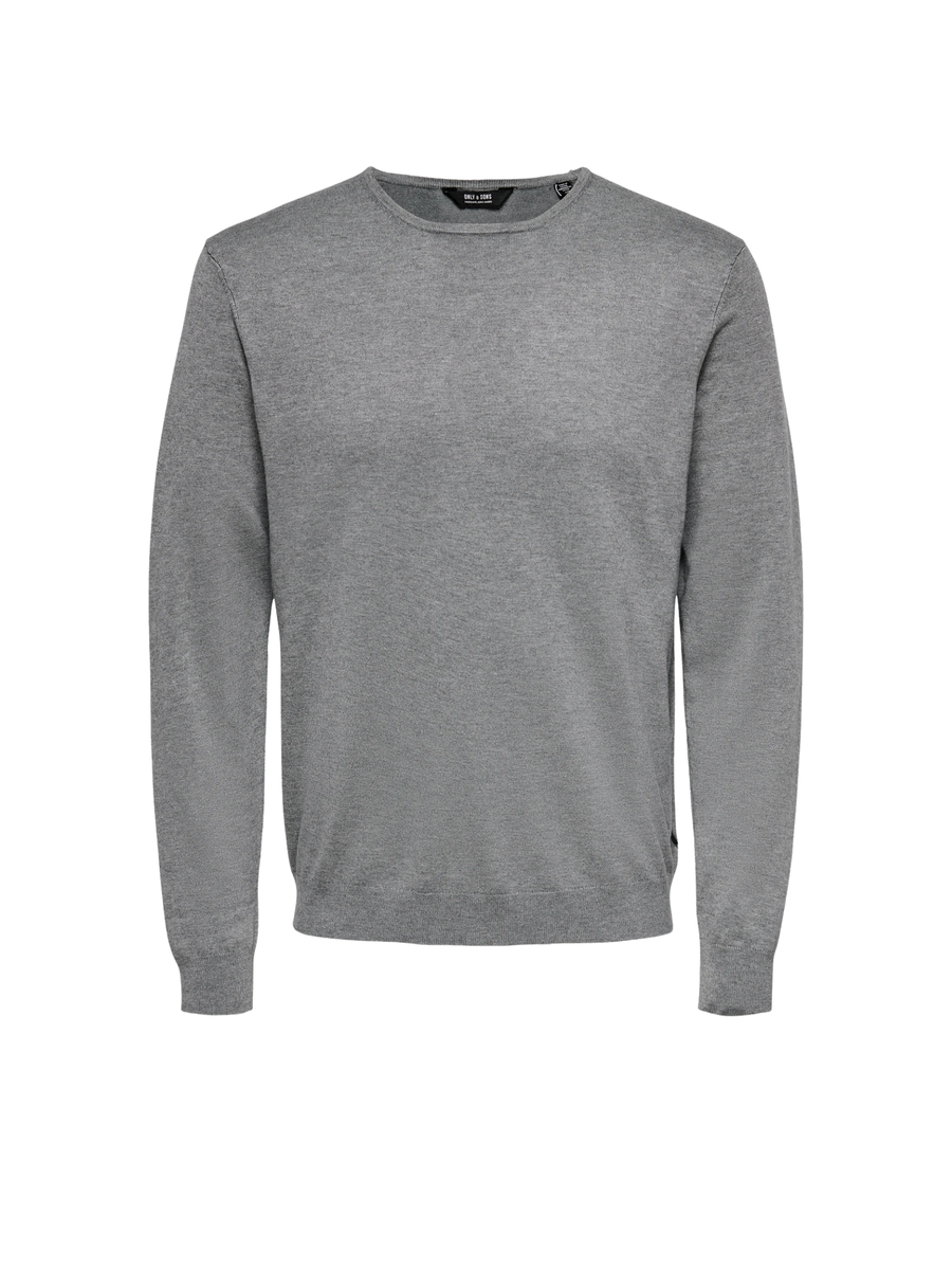 Maglione "Wyler" Only & Sons grigio melange 22020088 GREY Only & Sons 