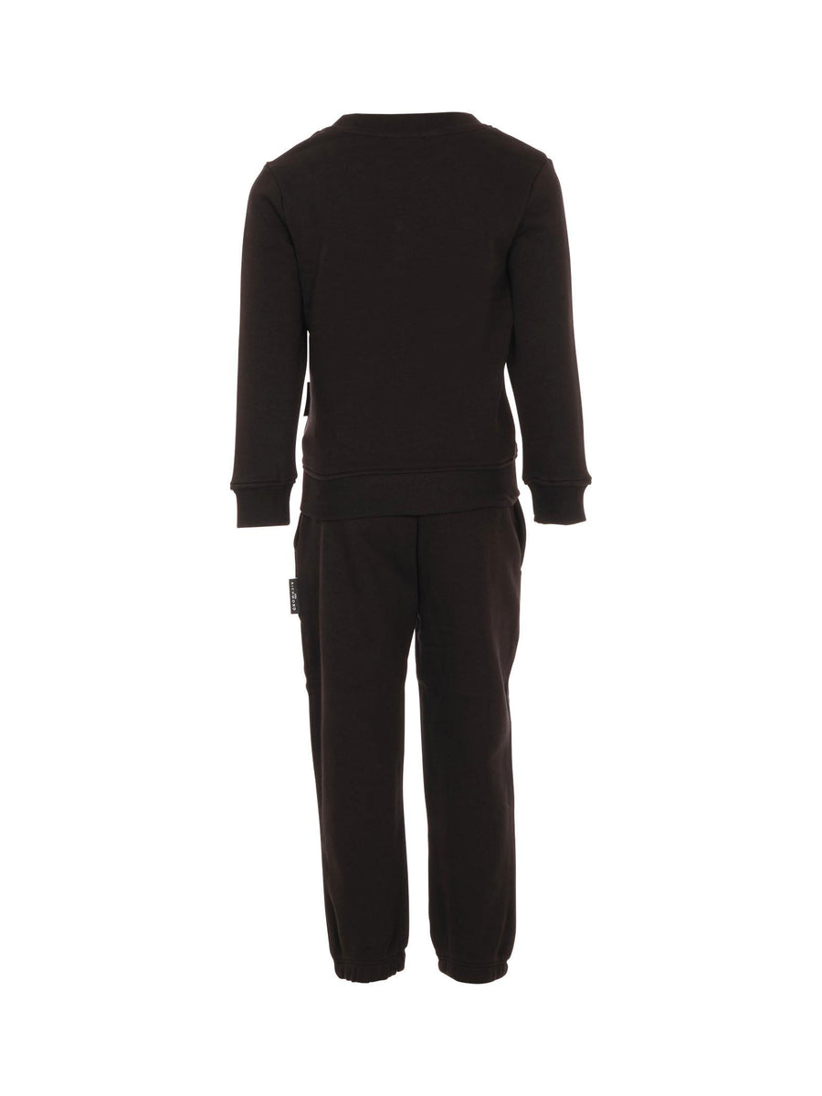 Completo John Richmond nero con logo tono su tono RBA25006CF BLACK John Richmond 