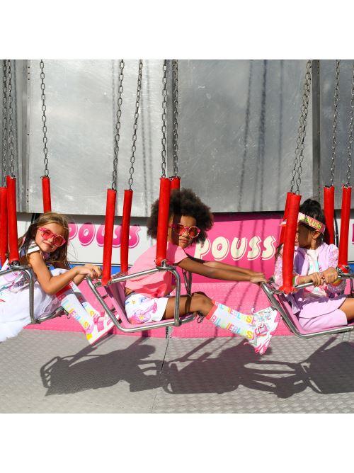 Gonna plissettata bianca U20136 10P Billie Blush 