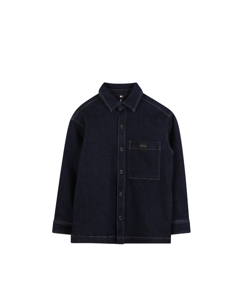 Camicia Boss blu navy J52316 Z35 Boss 