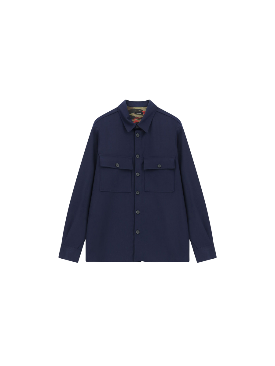 Camicia Imperial blu navy con tasche sul petto C1I9KBV NAVY Imperial 