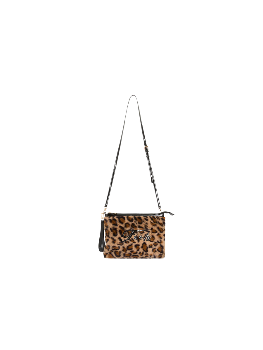Maxi pochette in ecopelliccia Fk leopardata FA25-WW0205MC UNI Fk 