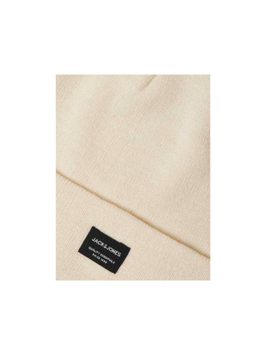 Cappello Jack & Jones panna con patch logato 12092815 Antique White Jack & Jones 