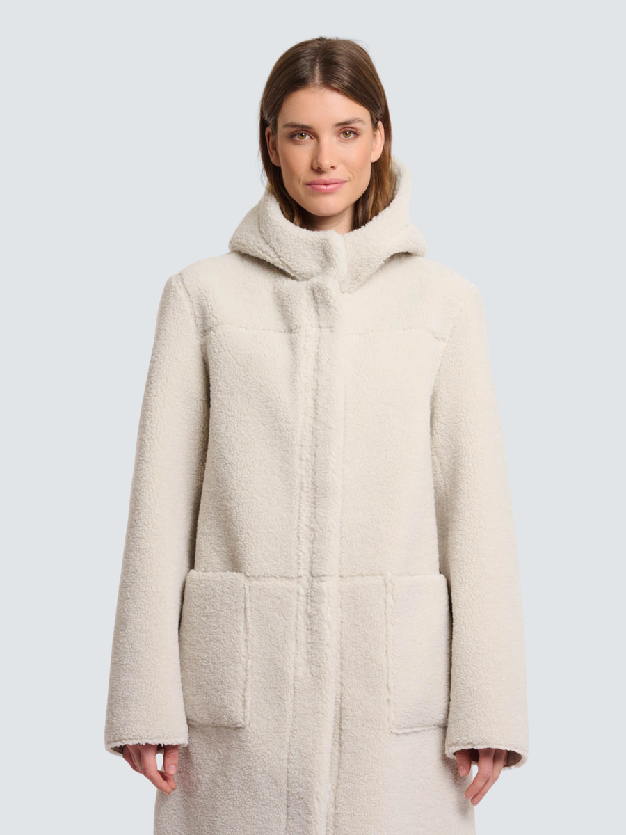 Cappotto "Reversible coat" Rino & Pelle beige Alina.7002511 Birch Rino & Pelle 