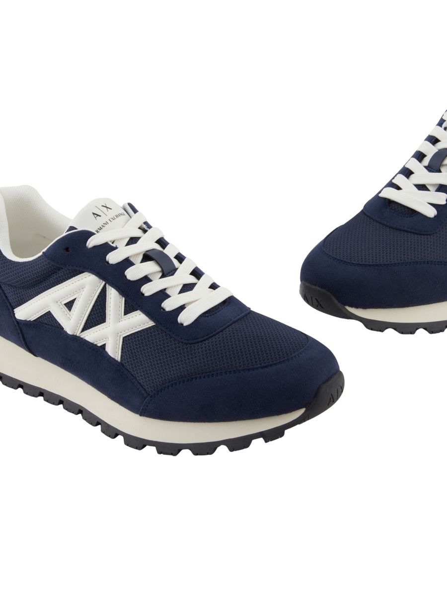 Sneakers Armani Exchange blu con logo AX a contrasto XM001960 MC005 Armani Exchange 