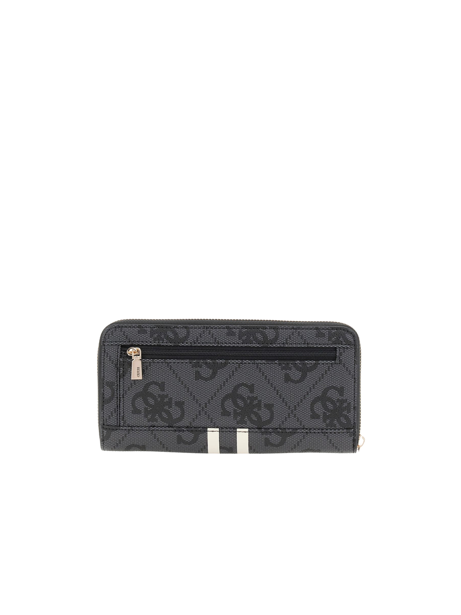 Portafoglio Guess nero con logo 4G all over e bande in contrasto SWOS7459146 CLO Guess 
