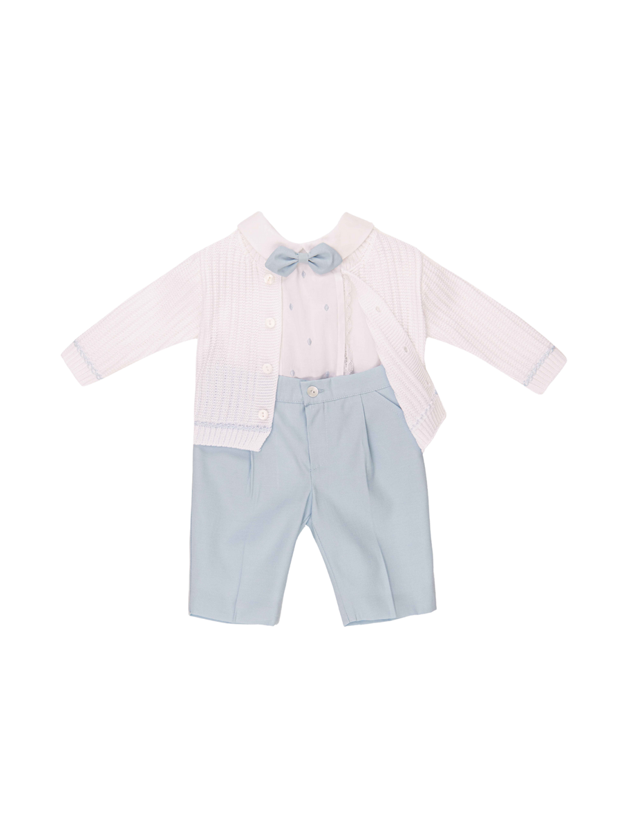 Completo Marlù avorio e azzurro ER41460 C104 Marlù 