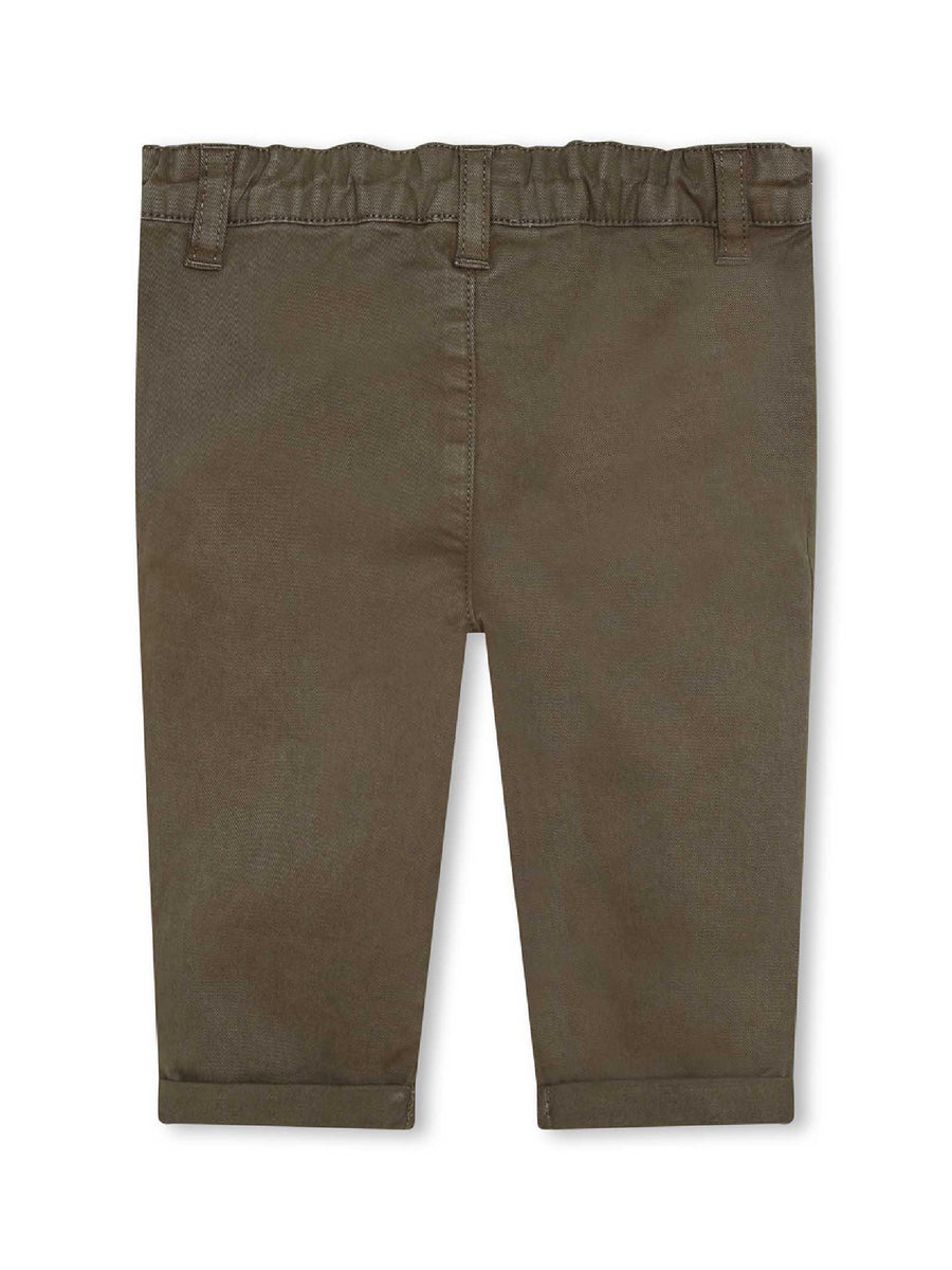 Pantalone slim fit verde militare Y04157 653 Carrement Beau 