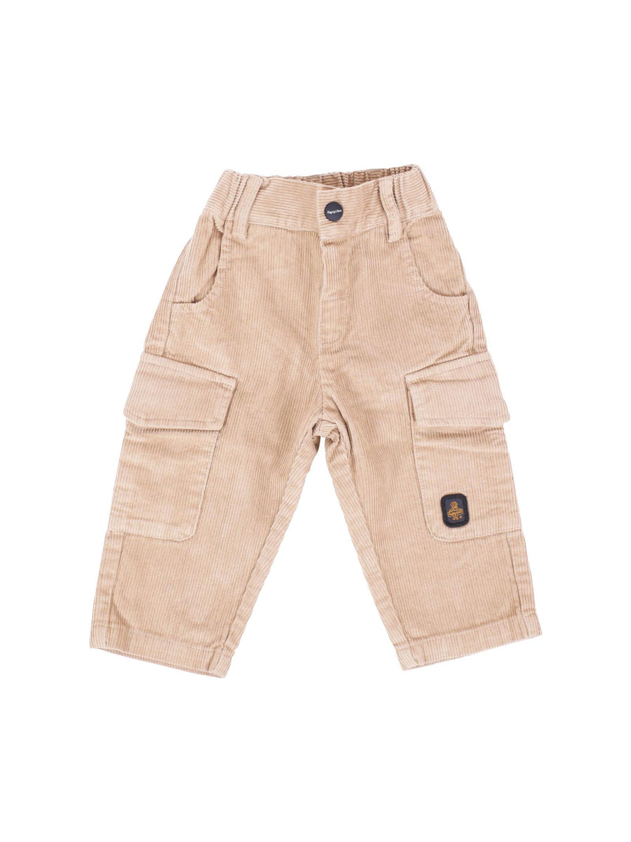 Pantalone Refrigiwear modello cargo in velluto beige RWN804 RE015 Refrigiwear 