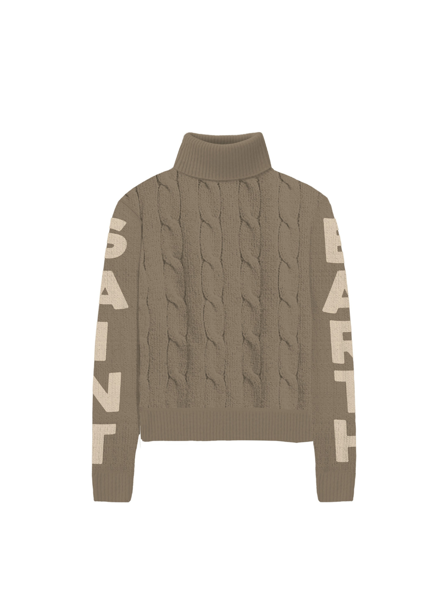 Maglione "1021 strass" Saint Barth marrone ADL0001 03763I MC2 SAINT BARTH 