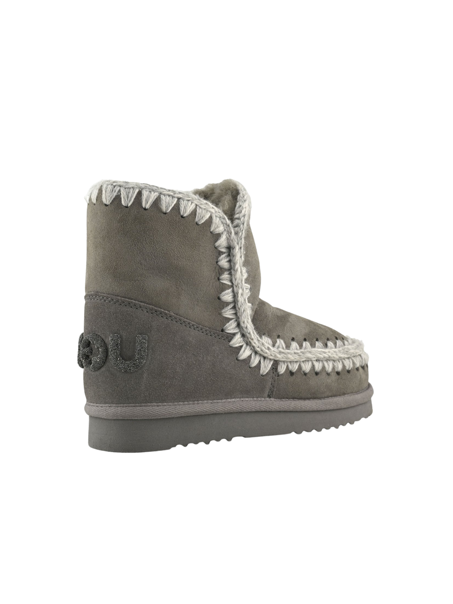 Mou "Eskimo 18 Suede - Glitter Logo" grigio scuro MU.FW101050A NGRY Mou 