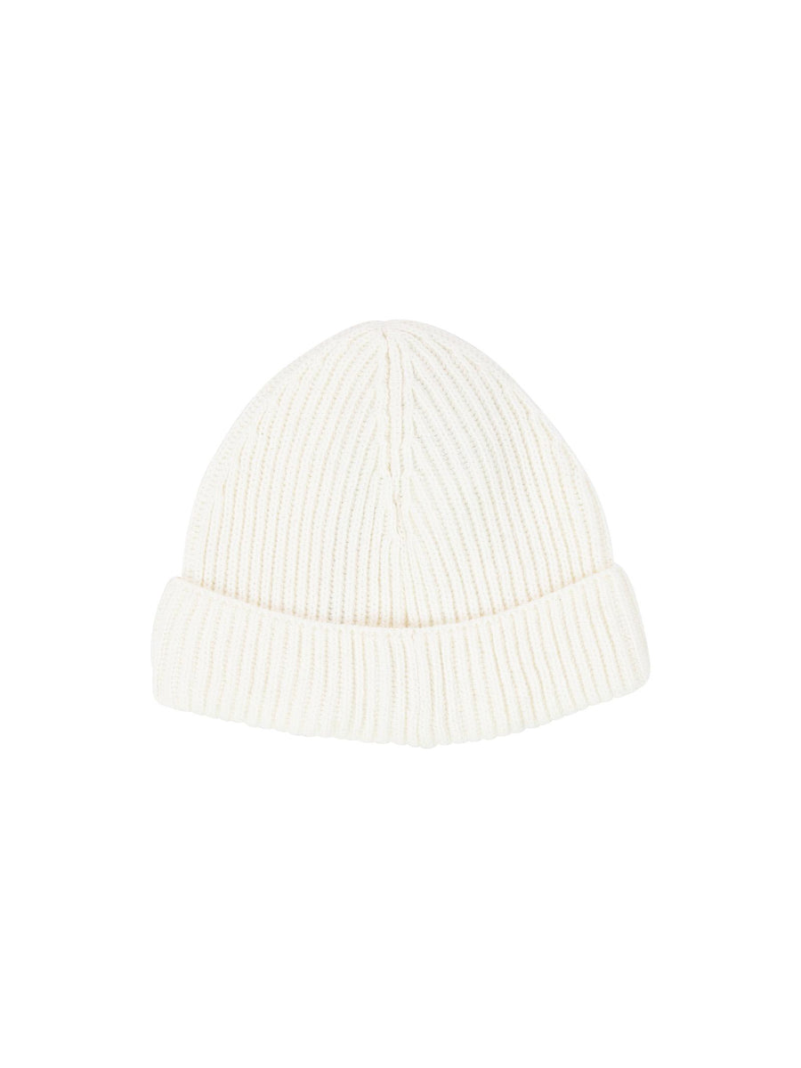 Cappello in filo bianco con applicazione logo HUX02ILHE66 10063 Moschino 