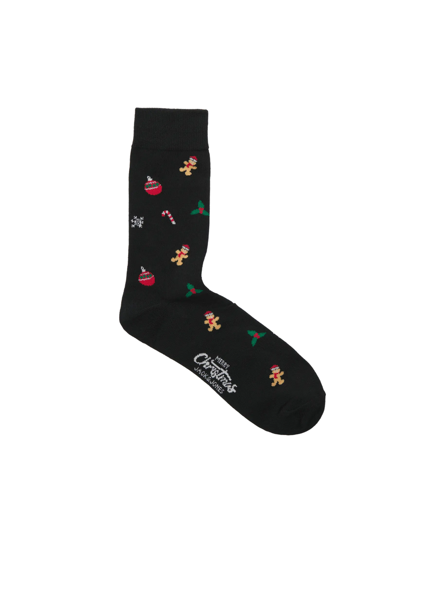 Set calzini natalizi Jack & Jones 12285128 Black Jack & Jones 