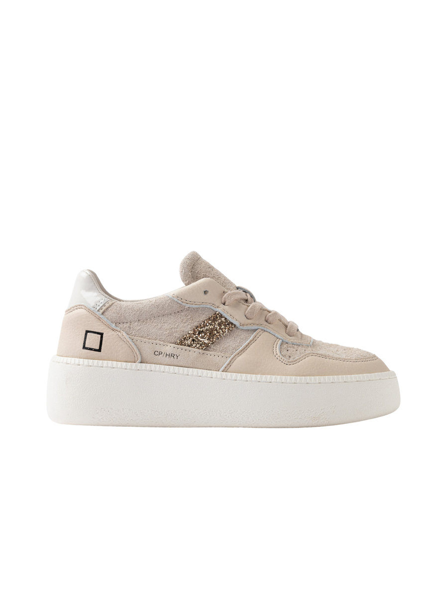 Sneakers "Court" D.a.t.e. beige W431-CP-HA BI Date 