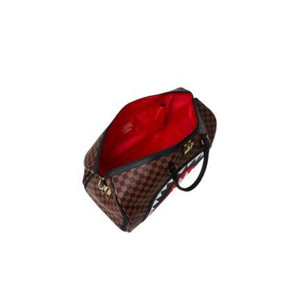 Borsone "Sawtooth Sharks in Paris Duffle" Sprayground marrone 910D7836 NSZ Sprayground 