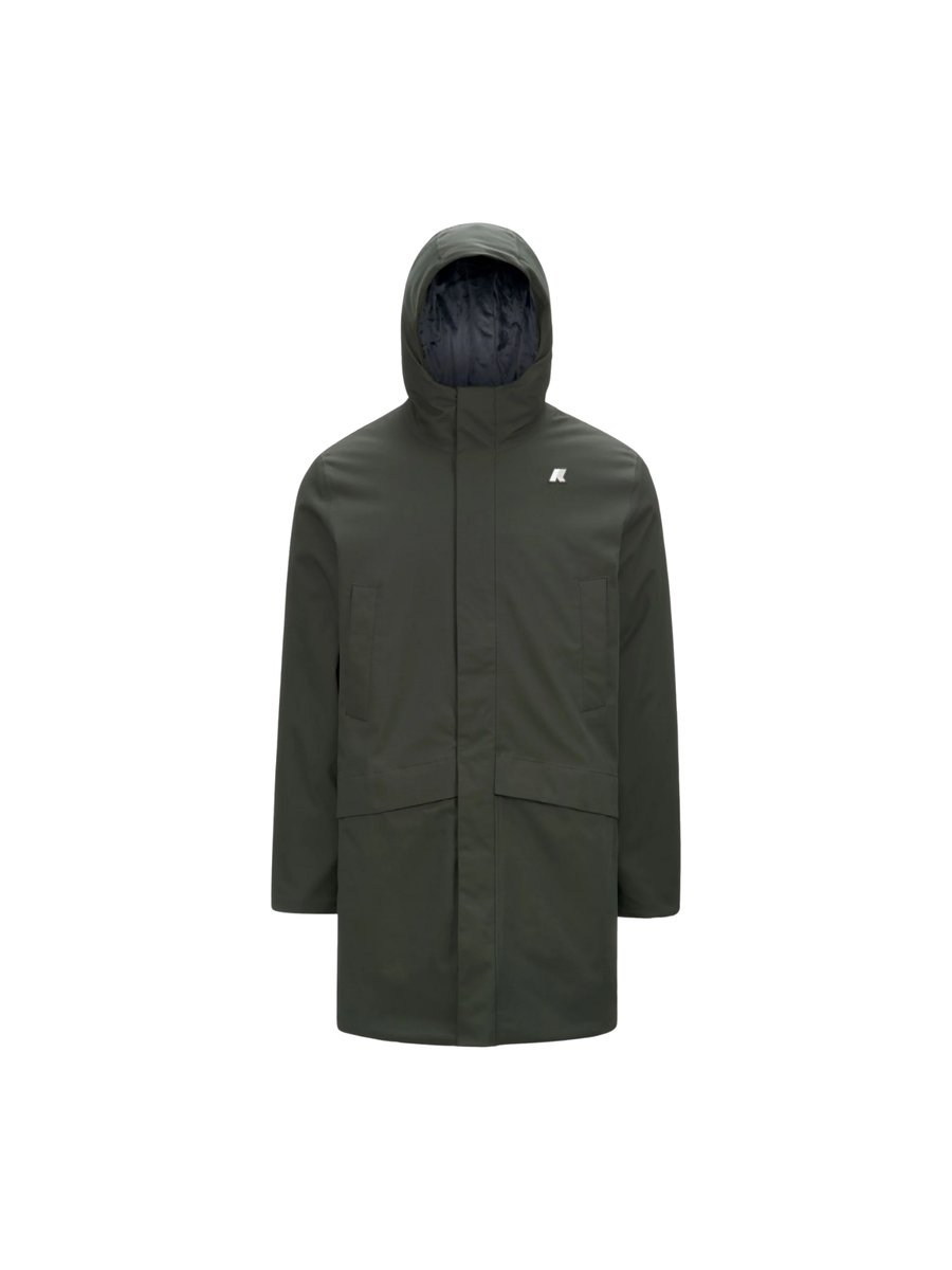 Giubbino "Jarno Twill Marmotta" K-Way verde K8133FW AL7 K-WAY 