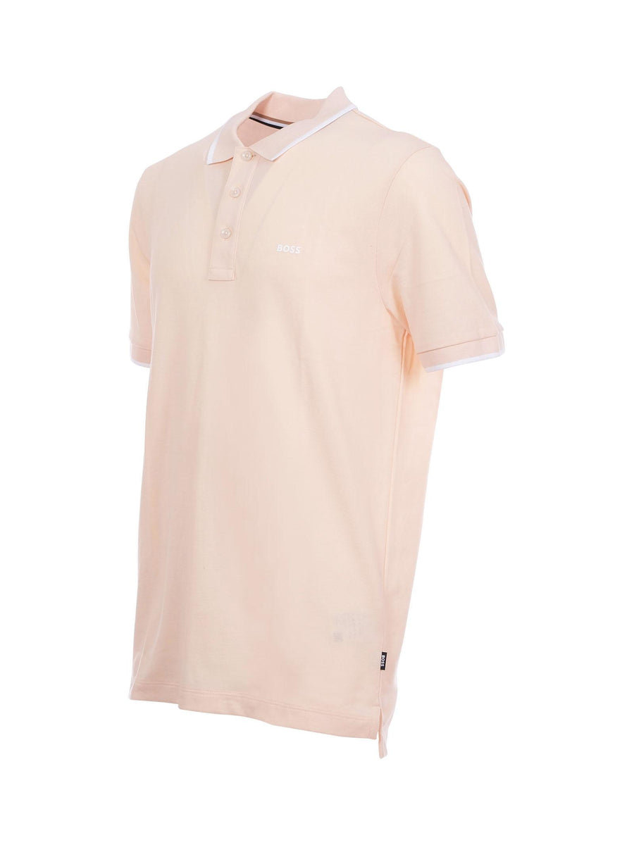 Polo in piquè Boss arancione chiaro 50494697 849 Boss 