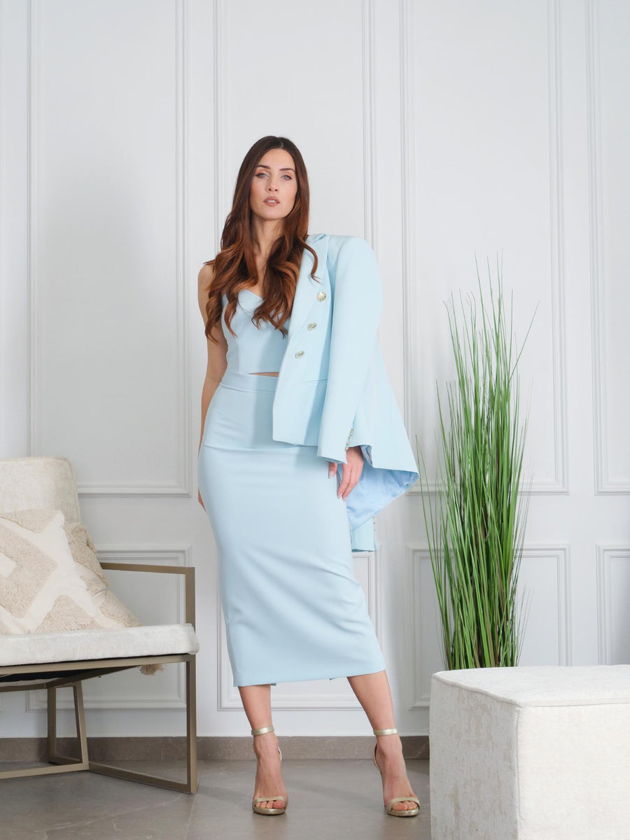 Top a cuore Silence Limited azzurro BOU845 NEWSKY Silence Limited 