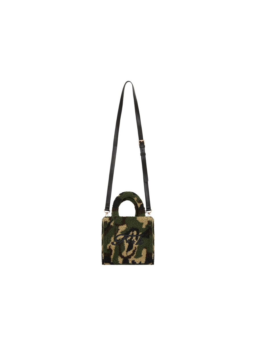 Borsa teddy mini Fk verde militare FA25-WW0010MG UNI Fk 