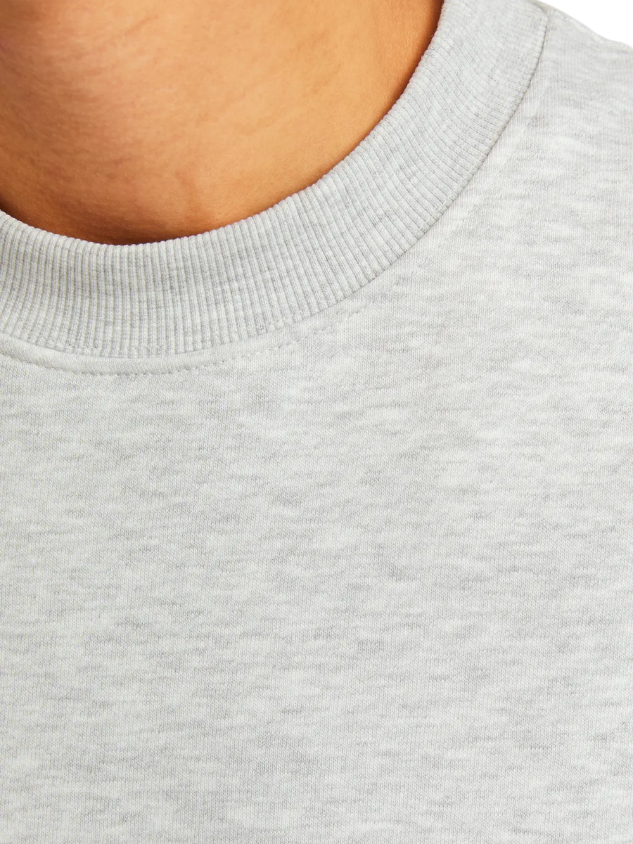 Felpa Jack & Jones grigio melange 12259945 White Melange Jack & Jones 