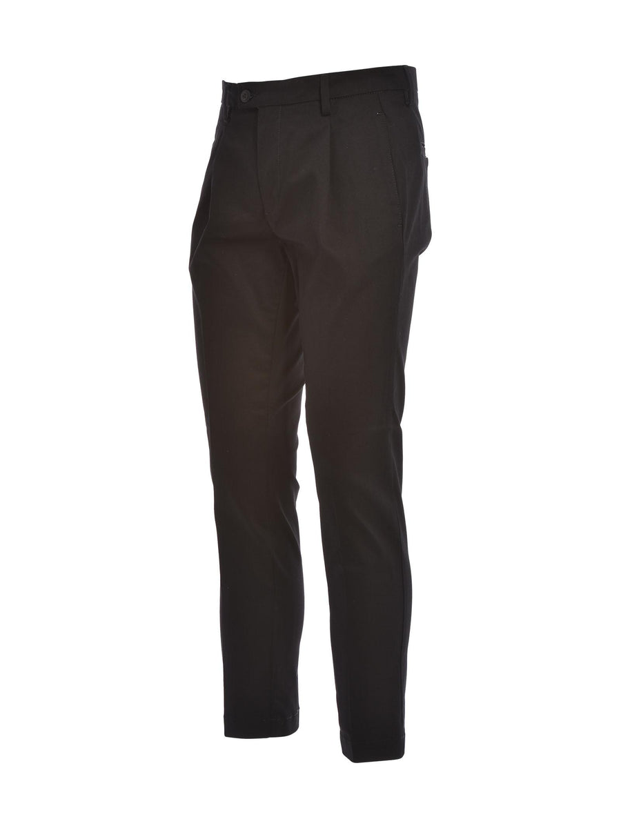 Pantalone capri nero CHICAGO7845 NE RAYURES NOIR 