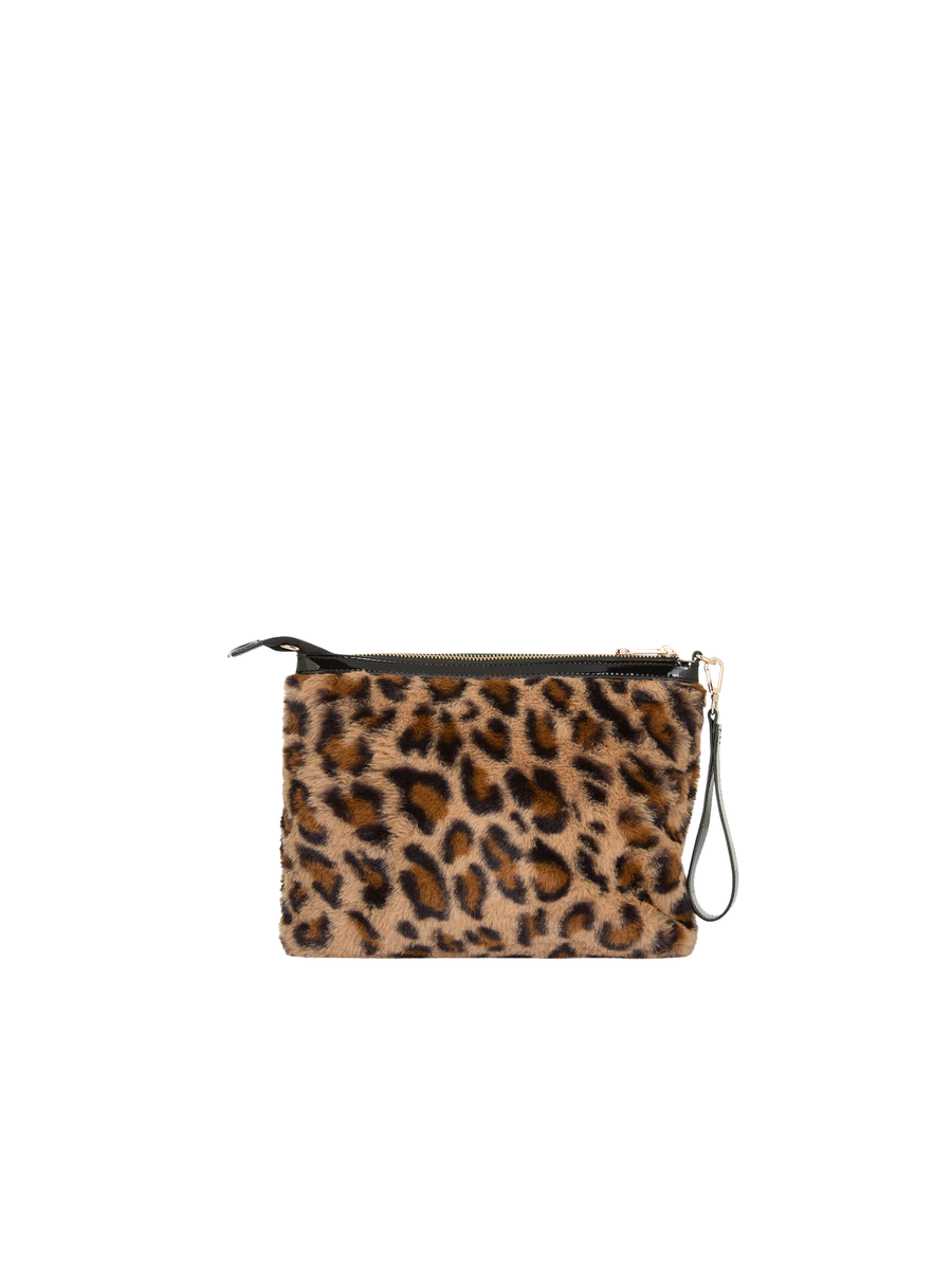 Maxi pochette in ecopelliccia Fk leopardata FA25-WW0205MC UNI Fk 