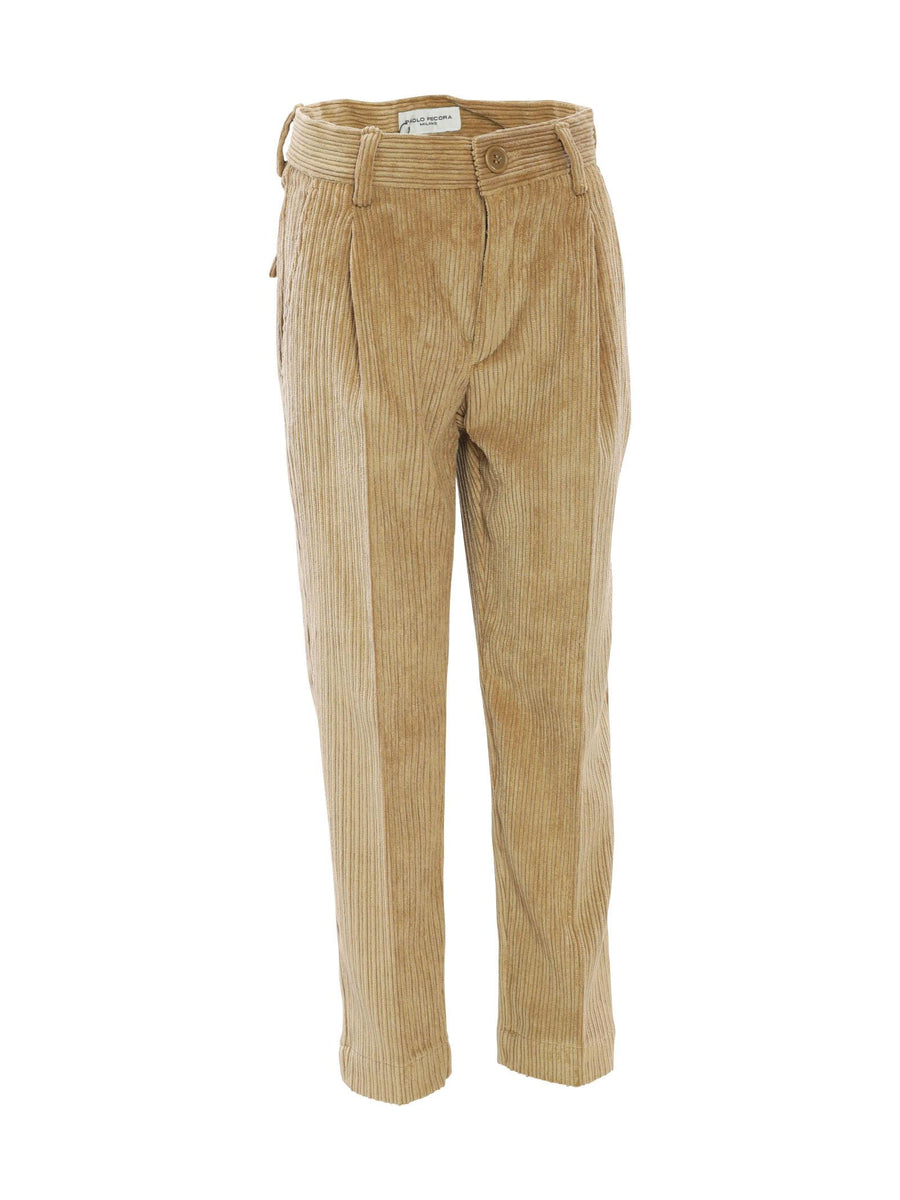 Pantalone in velluto cammello P3154 CAM Paolo Pecora 