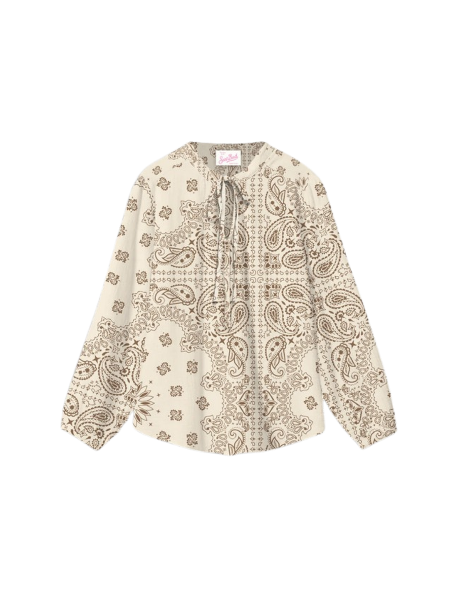 Camicia MC2 Saint Barth "Harper" beige Bandana Paisley HRP001 05449H MC2 SAINT BARTH 
