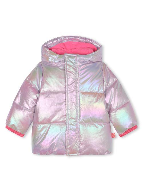 Giubbino olografico con toppa U20401 44L Billie Blush 